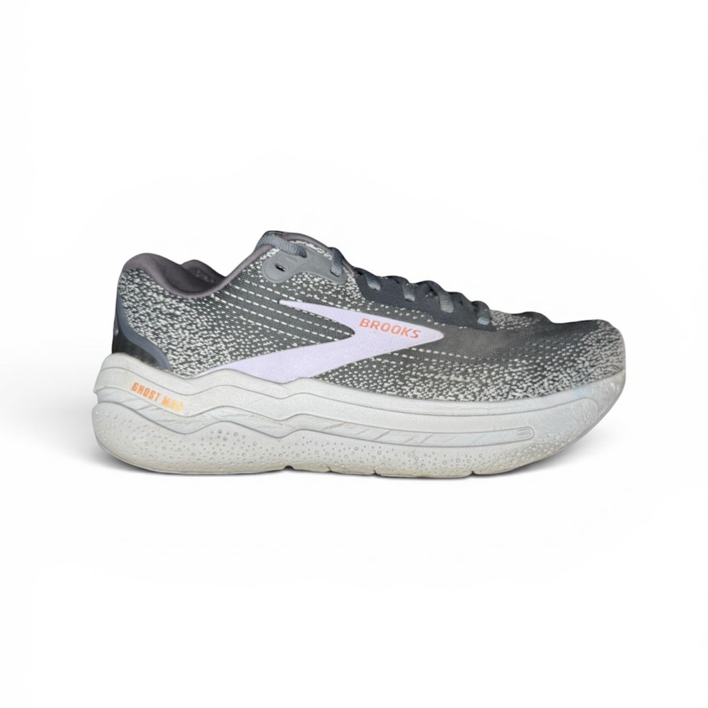 Brooks Shoes Women's 10‎ B Ghost Max 2 Ebony Sweet Lavender Alloy DNA Loft